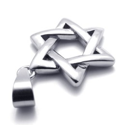 Lucky Hexagram Titanium Pendant