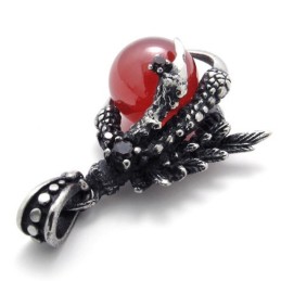 Claw Gem Titanium Pendant