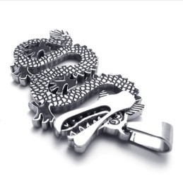Black Dragon Titanium Pendant