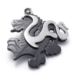 Black Dragon Titanium Pendant