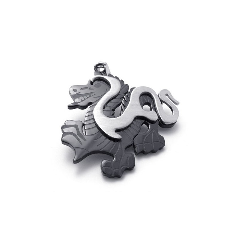 Black Dragon Titanium Pendant