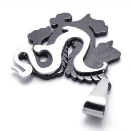 Black Dragon Titanium Pendant