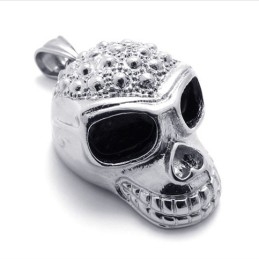 Skull Mask Titanium Pendant