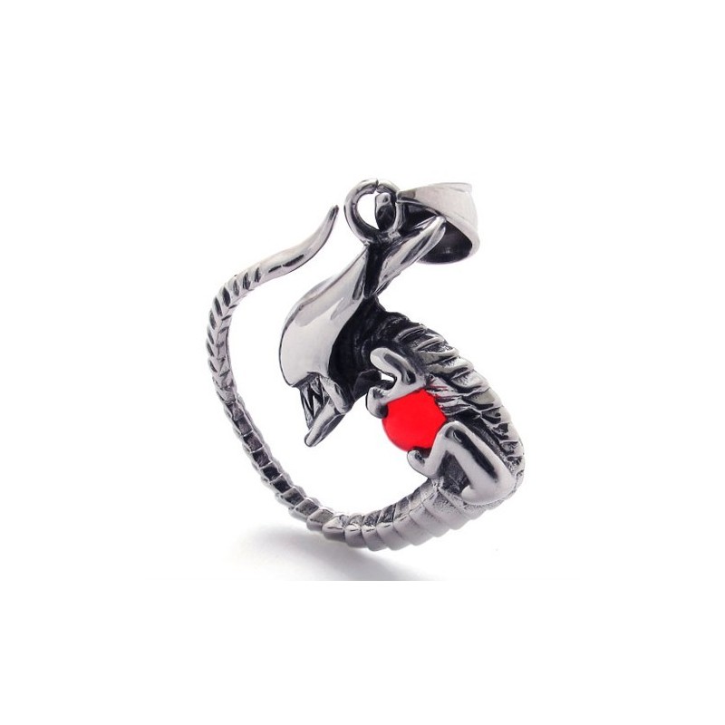 Red Diamond Titanium Pendant Red Diamond Titanium Pendant
