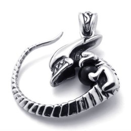 Black Diamond Titanium Pendant