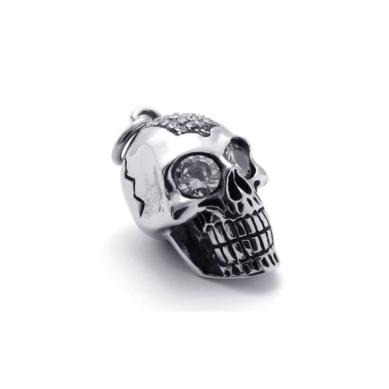 Diamond Skull Titanium Pendant Diamond Skull Titanium Pendant