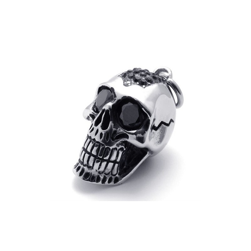 Black Diamond Skull Titanium Pendant Black Diamond Skull Titanium Pendant