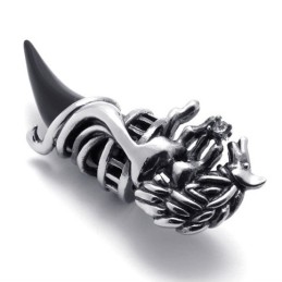 Black Horn Titanium Pendant