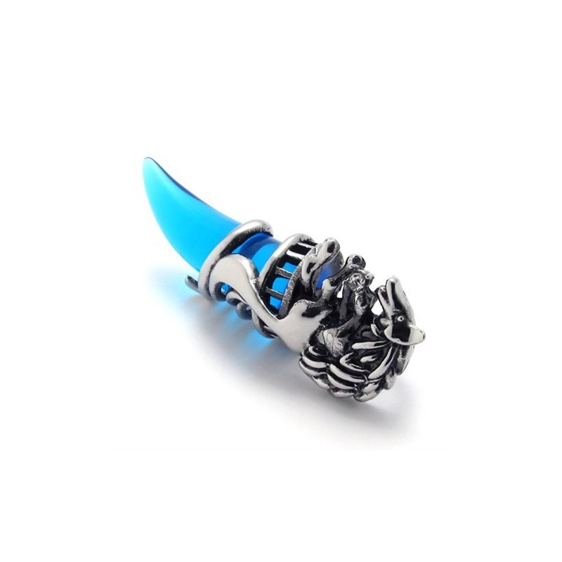 Blue Horn Titanium Pendant Blue Horn Titanium Pendant