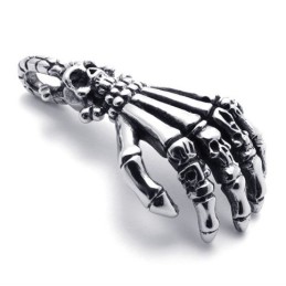 Hand Bone Titanium Pendant