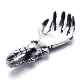 Hand Bone Titanium Pendant
