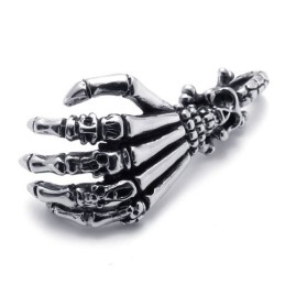 Hand Bone Titanium Pendant