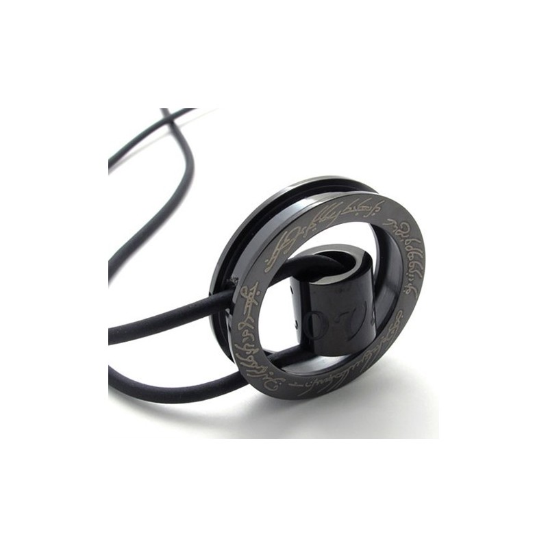 Black Ring Titanium Pendant Black Ring Titanium Pendant