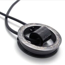 Black Ring Titanium Pendant