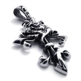 Dragon Sword Titanium Pendant