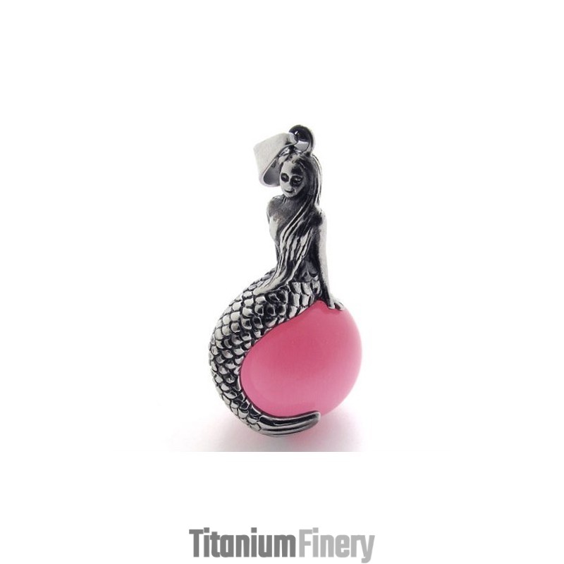 Mermaid Gem Titanium Pendant Mermaid Gem Titanium Pendant