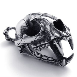 Dinosaur Skull Titanium Pendant