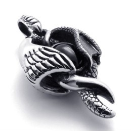 Wing Claw Gem Titanium Pendant