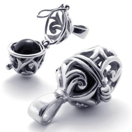 Lovers Gem Titanium Pendant