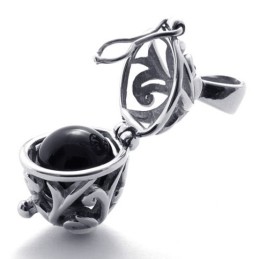 Lovers Gem Titanium Pendant