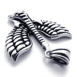 Wings Guitar Titanium Pendant