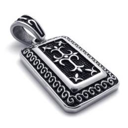 Dog Tag Titanium Pendant