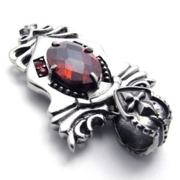 Red Diamond Titanium Pendant