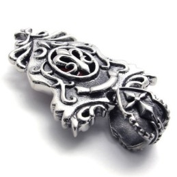 Red Diamond Titanium Pendant