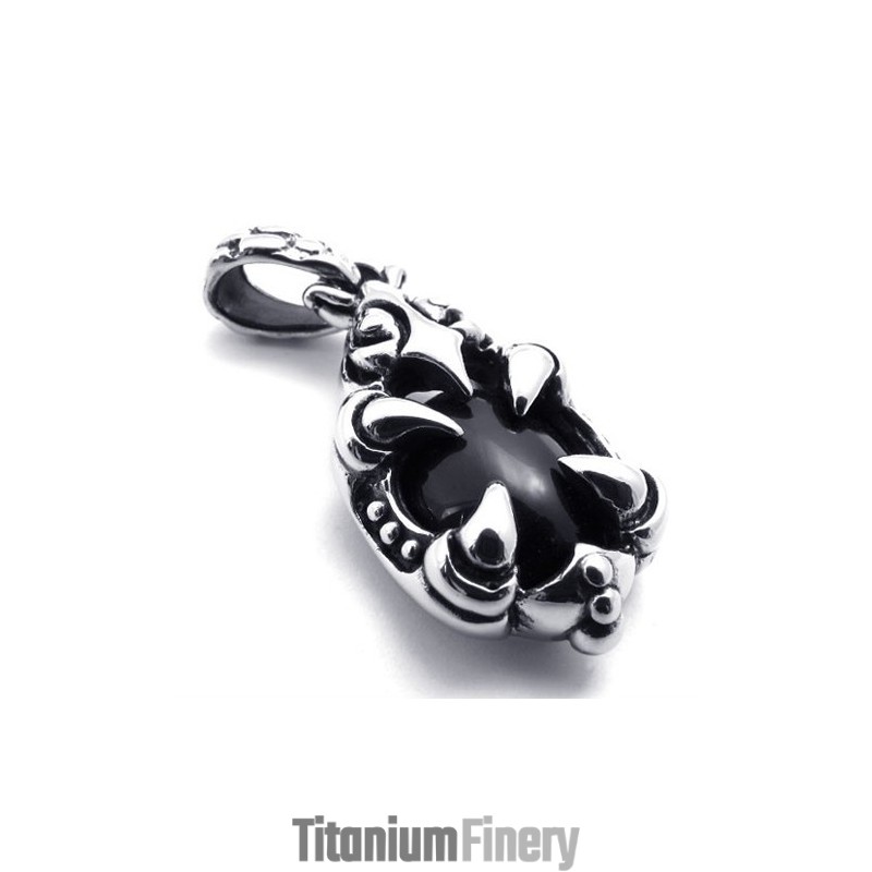 Claw Gem Titanium Pendant Claw Gem Titanium Pendant