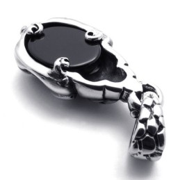 Claw Gem Titanium Pendant