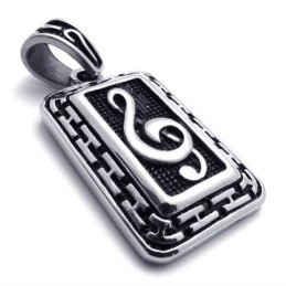 Dog Tag Titanium Pendant