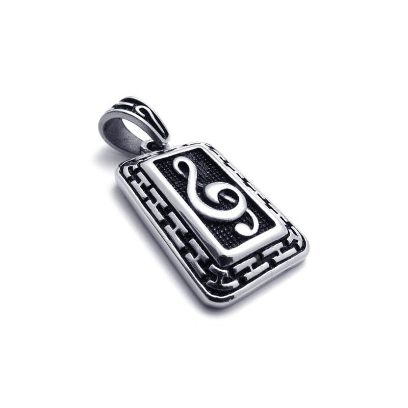 Dog Tag Titanium Pendant