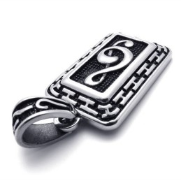 Dog Tag Titanium Pendant