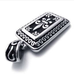 Dog Tag Titanium Pendant