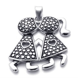 Lovers Titanium Pendant