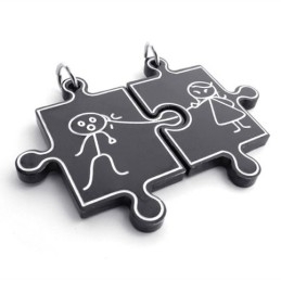 Black Lovers Titanium Pendant