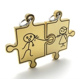 Gold Lovers Titanium Pendant