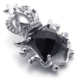 Gem Crown Titanium Pendant