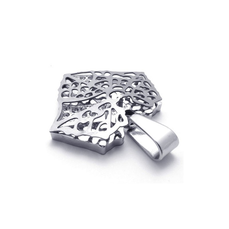 Hollow Leaf Titanium Pendant Hollow Leaf Titanium Pendant