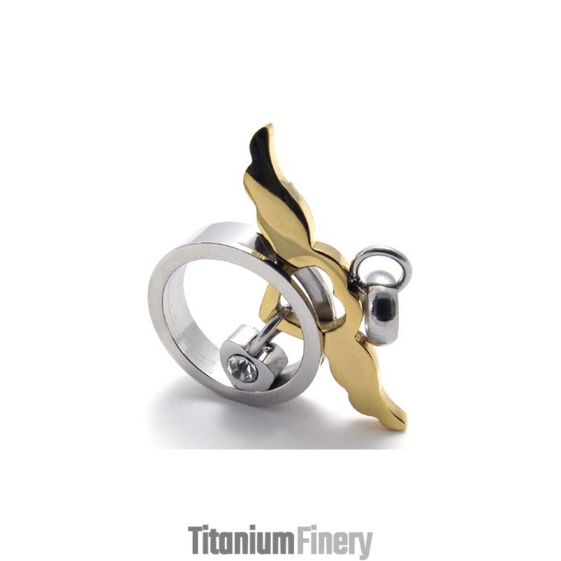 Gold Angel WoMen's Titanium Pendant Gold Angel WoMen's Titanium Pendant
