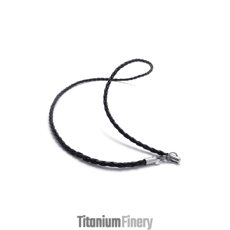 Black 20 Inch Titanium Necklace Black 20 Inch Titanium Necklace