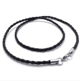 Black 20 Inch Titanium Necklace