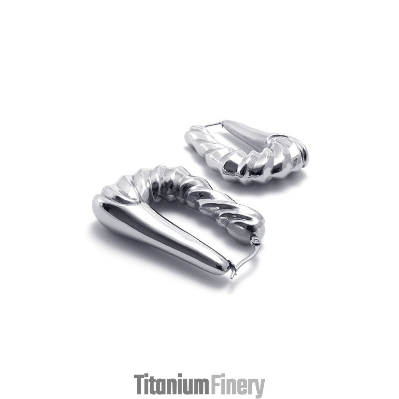 Pipe Titanium Earrings Pipe Titanium Earrings