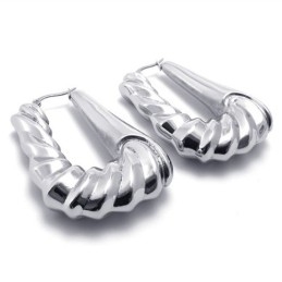 Pipe Titanium Earrings