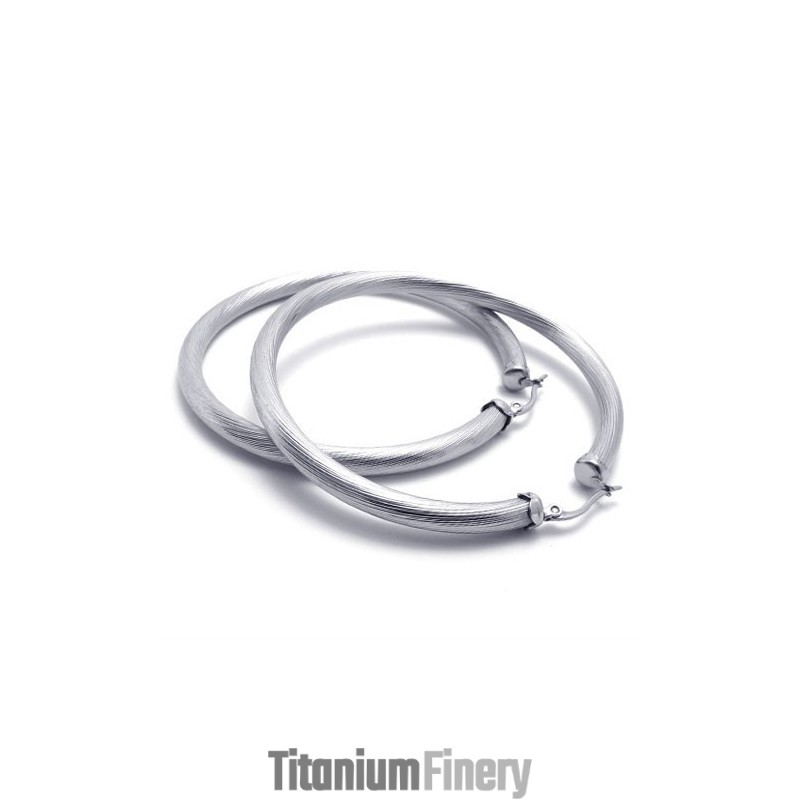 Ring Titanium Earrings