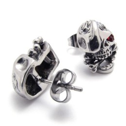 Skull Titanium Earrings