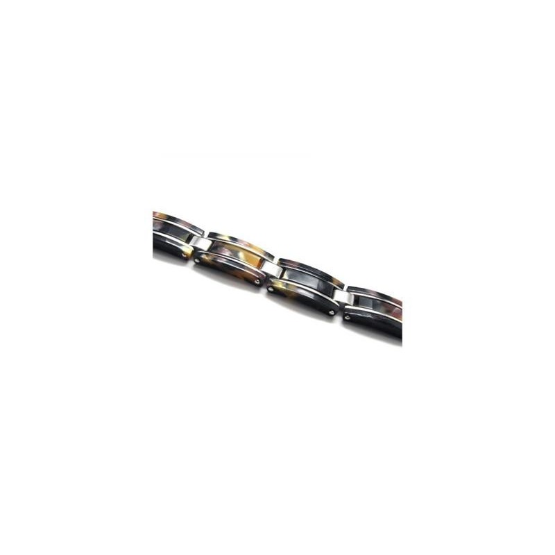 Men's Boys Pure Titanium Rubber Bracelet Charm Bangle Men's Boys Pure Titanium Rubber Bracelet Charm Bangle