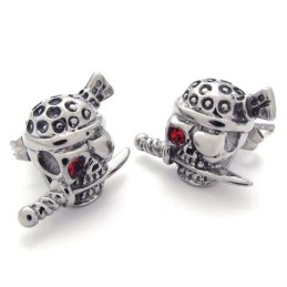 Skull Titanium Earrings