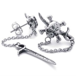 Sword Titanium Earrings