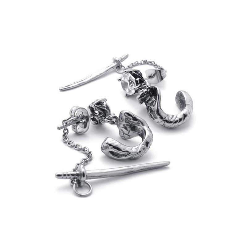 Sword Titanium Earrings